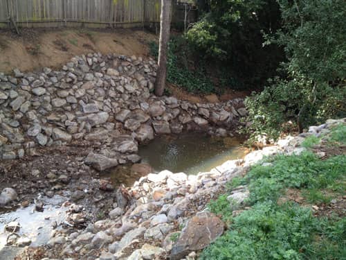 Camille Creek Bank Stabilization